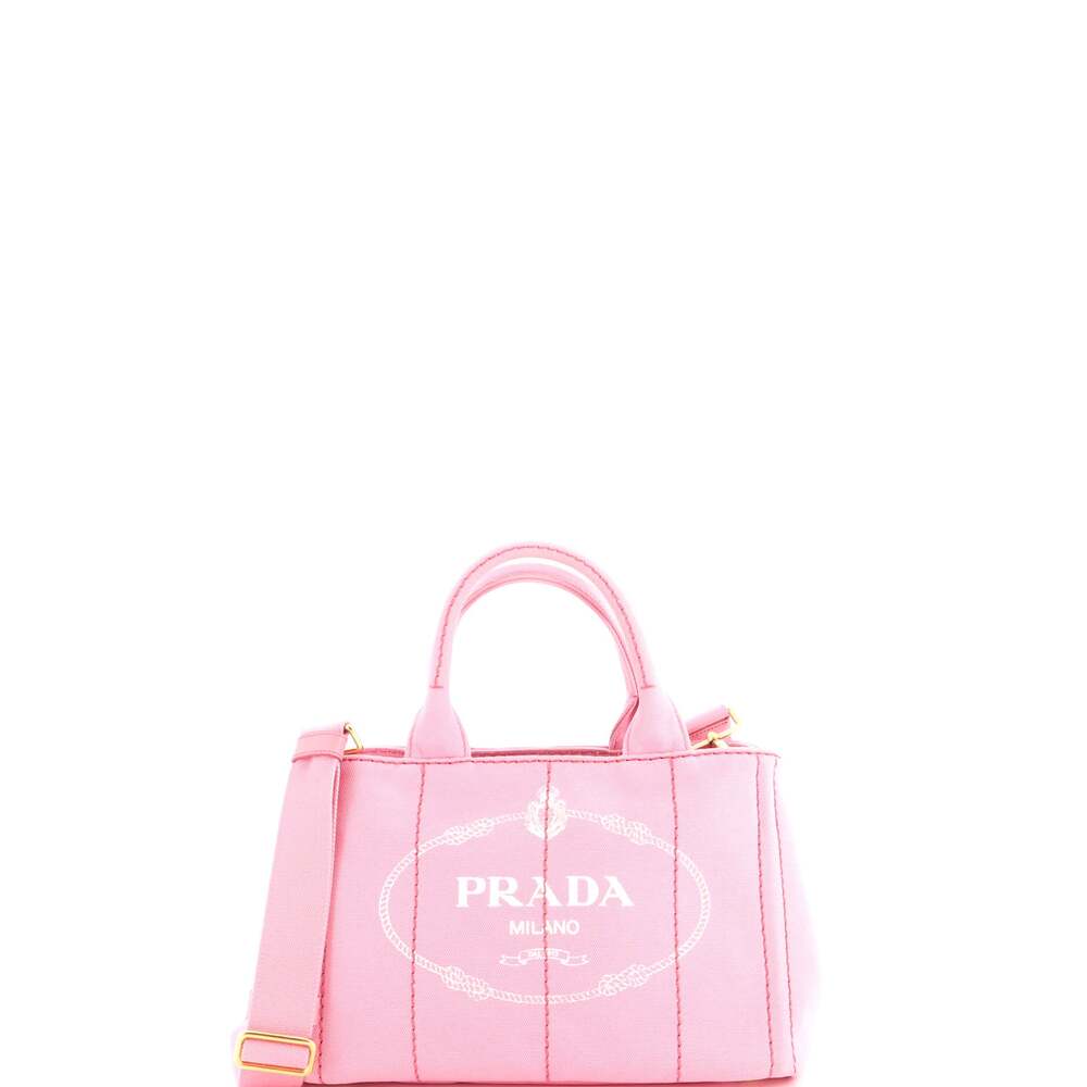 Prada Canapa Convertible Tote Canvas #331736P96B